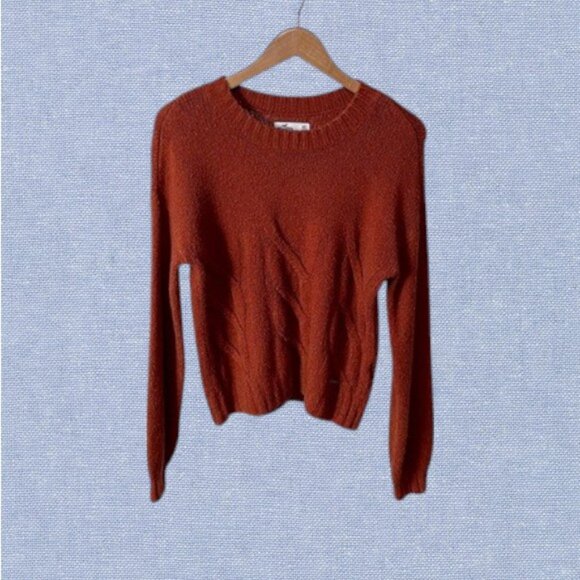 🛎️ 5/$20 Hollister Braid Knit Sweater Size XS - Picture 1 of 10